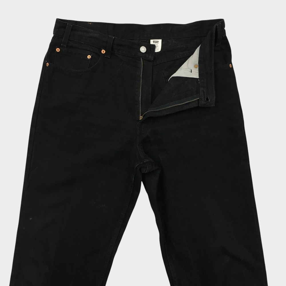VINTAGE‎ 90s Levis 550 Relaxed Fit Jeans Mens 36x34 Black Denim Casual Classic